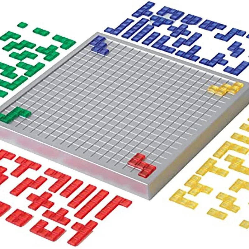 Strategy Board Game Colored Squares Educational Toys Easy To Play For Children Series Indoor Interaction Party Gift 2 - 4 Player