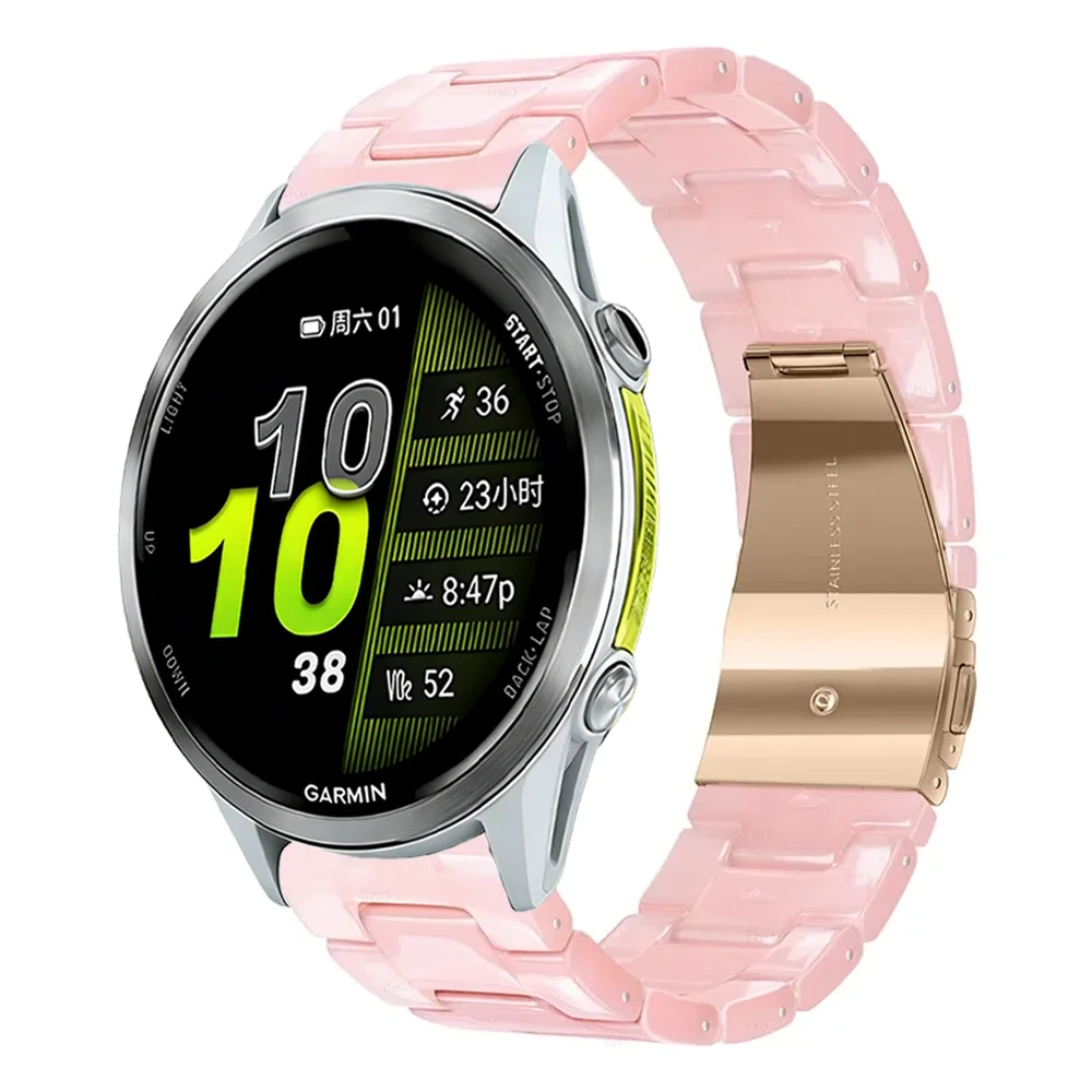 Resin Strap: Comfortable Bracelet for Smartwatches (20mm/22mm)