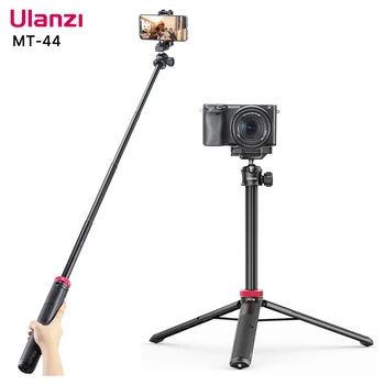 Ulanzi MT-44 Extendable Vlog Livebroadcast Tripod Stand with Phone Mount Holder 42Inch for DSlR SLR Camera GoproSmartphone