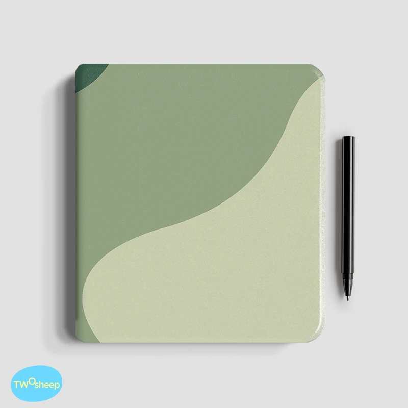 Twosheep 7-Zoll-Hülle für Kobo Libra Color und Kobo Libra2, TPU-Schale, magnetischer Flip-Auto-Sleep-Wake-Abdeckung, einfarbiges Muster – Detail 1