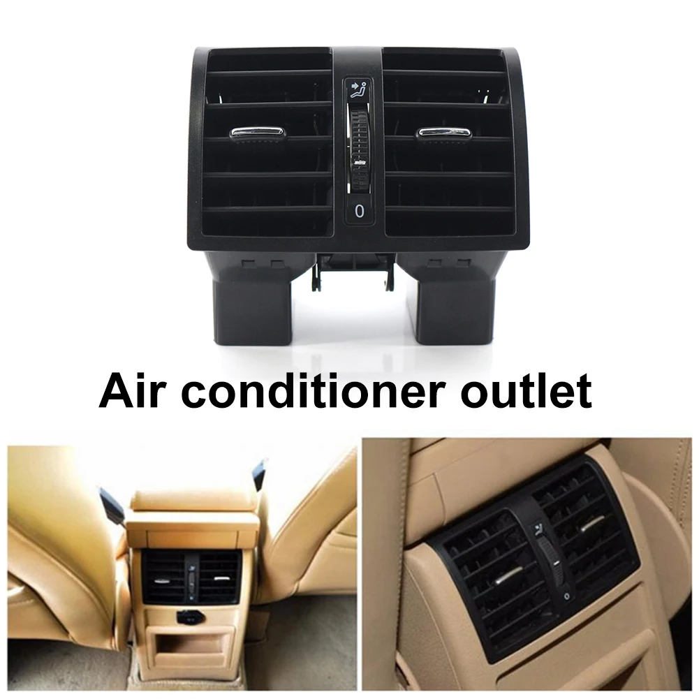 Car Air Conditioning Rear Air Vent Armrest Rear Vent Assembly for VW Touran 2003-2015 Caddy 2004-2015 Auto Accessories