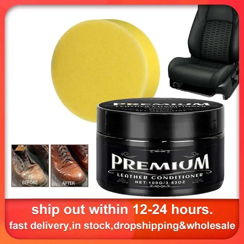 

Leather Conditioner For Purses 3.52 Oz Leather Recoloring Balm Waterproof Quick Dry Leather Restorer Repair Kit Soften Shoes