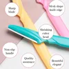 Eye Brow Epilation Hair Removal Cutter Shaver Blades Makeup Tools Eyebrow Trimmer Knives Portable Face Razor Hair Remover 5