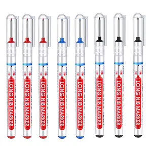 8 Multi-Purpose Deep Hole Marker Pens Long Nosed Marker Deep Drill Hole Long Nib Scriber Carpentry Colorful Marker Pen