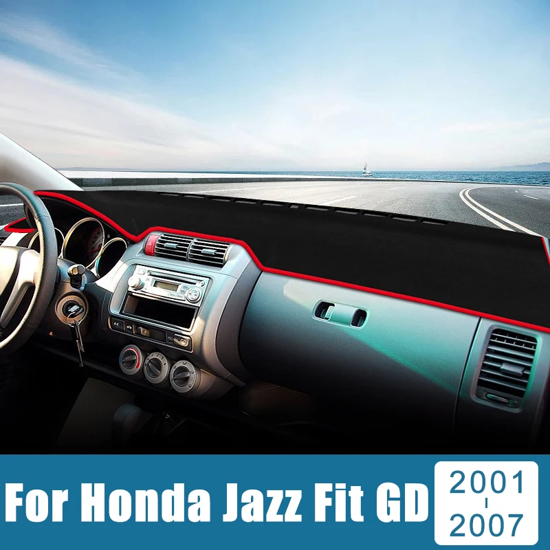 

Car Dashboard Cover Avoid Light Pad Sun Shade Case Anti-UV Carpets Mat For Honda Fit Jazz GD 2001 2002 2003 2004 2005 2006 2007