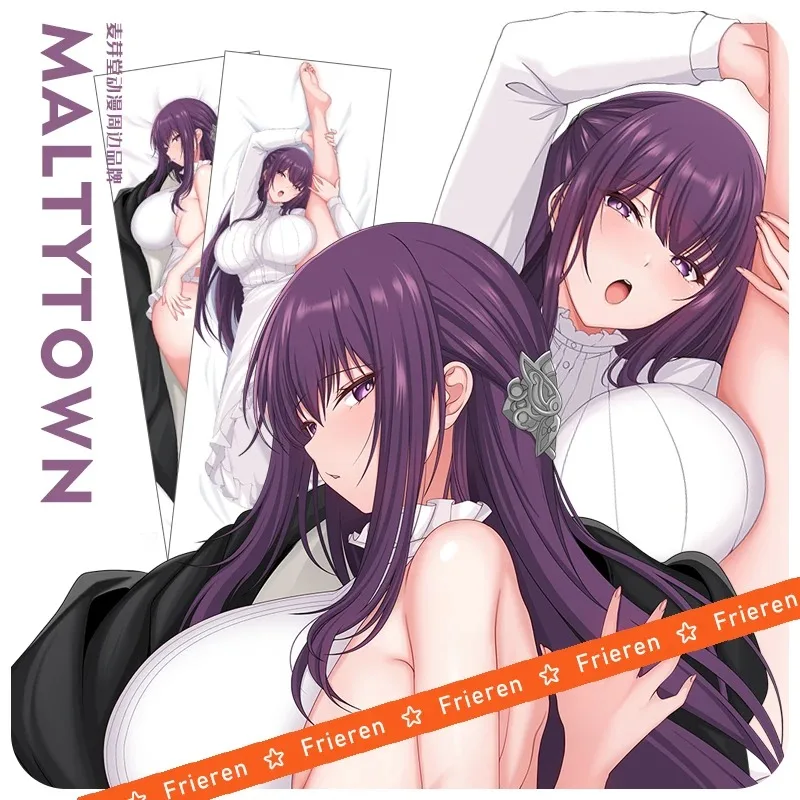 

New Anime Frieren at the Funeral Cosplay Dakimakura Hugging Body Pillow Case Otaku Cushion Cover Xmas Gift