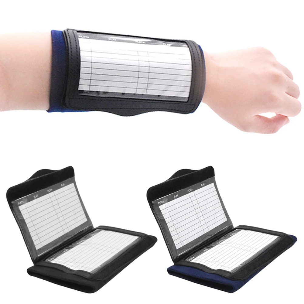 1PC Football Training Tactics Clipboard Cover Wrist Sleeve Tactics Board for Players Wrist Map Holder Pouchrugby League