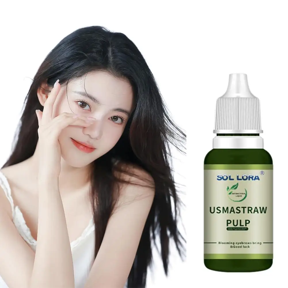 Usma травяная масса для бровей густые ресницы свежие Usman Beauty Hushu увеличивает телесную траву продукты для лазуса полукардовый сок Q2W9