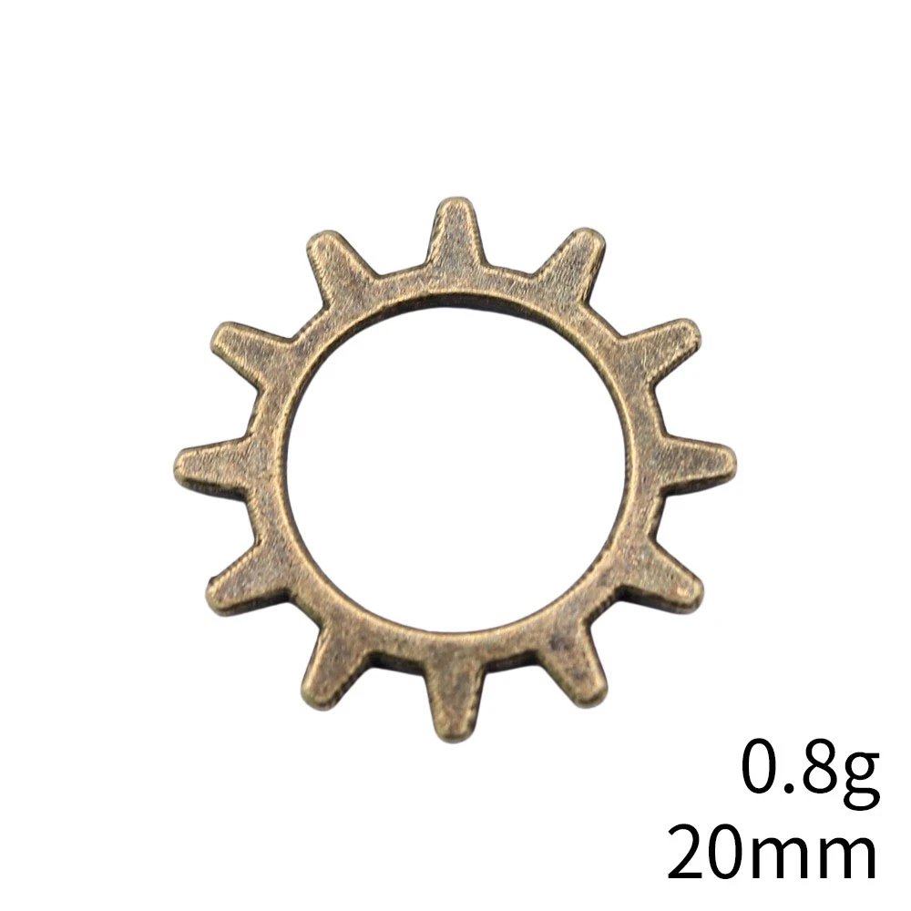 생일 선물 참 펜던트 기어 Steampunk 사이버 펑크 가방 참 팔찌 펜던트