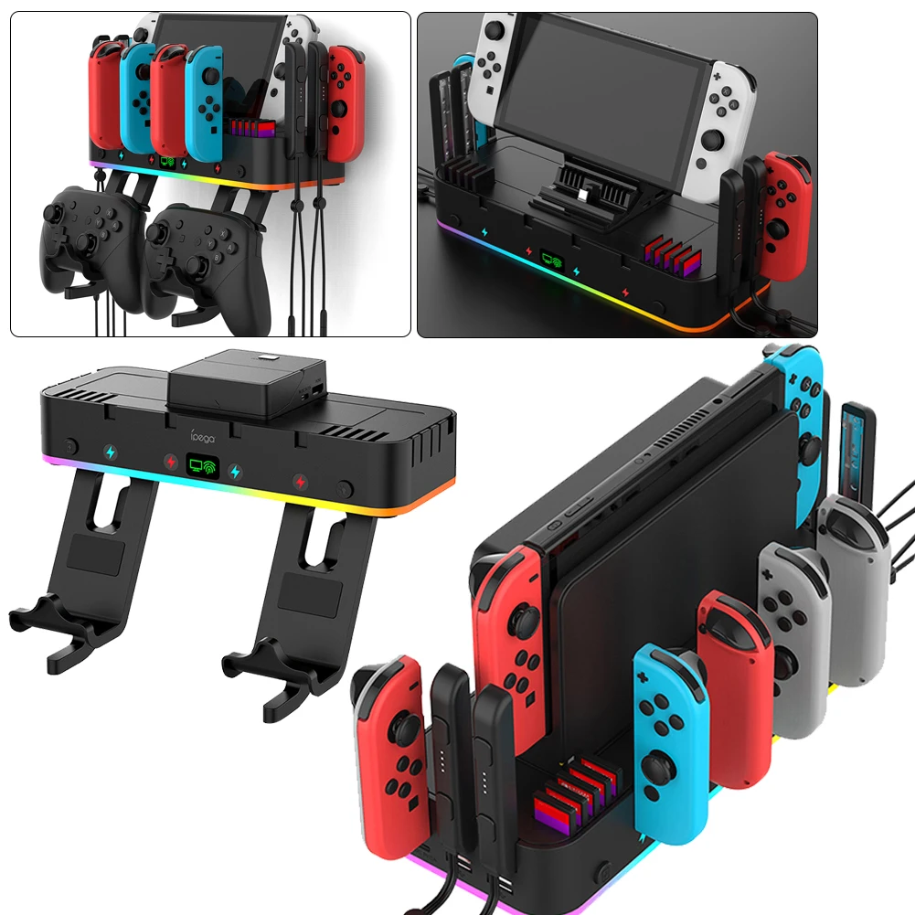 

Подставка для контроллера Nintendo с 10 слотами для зарядки