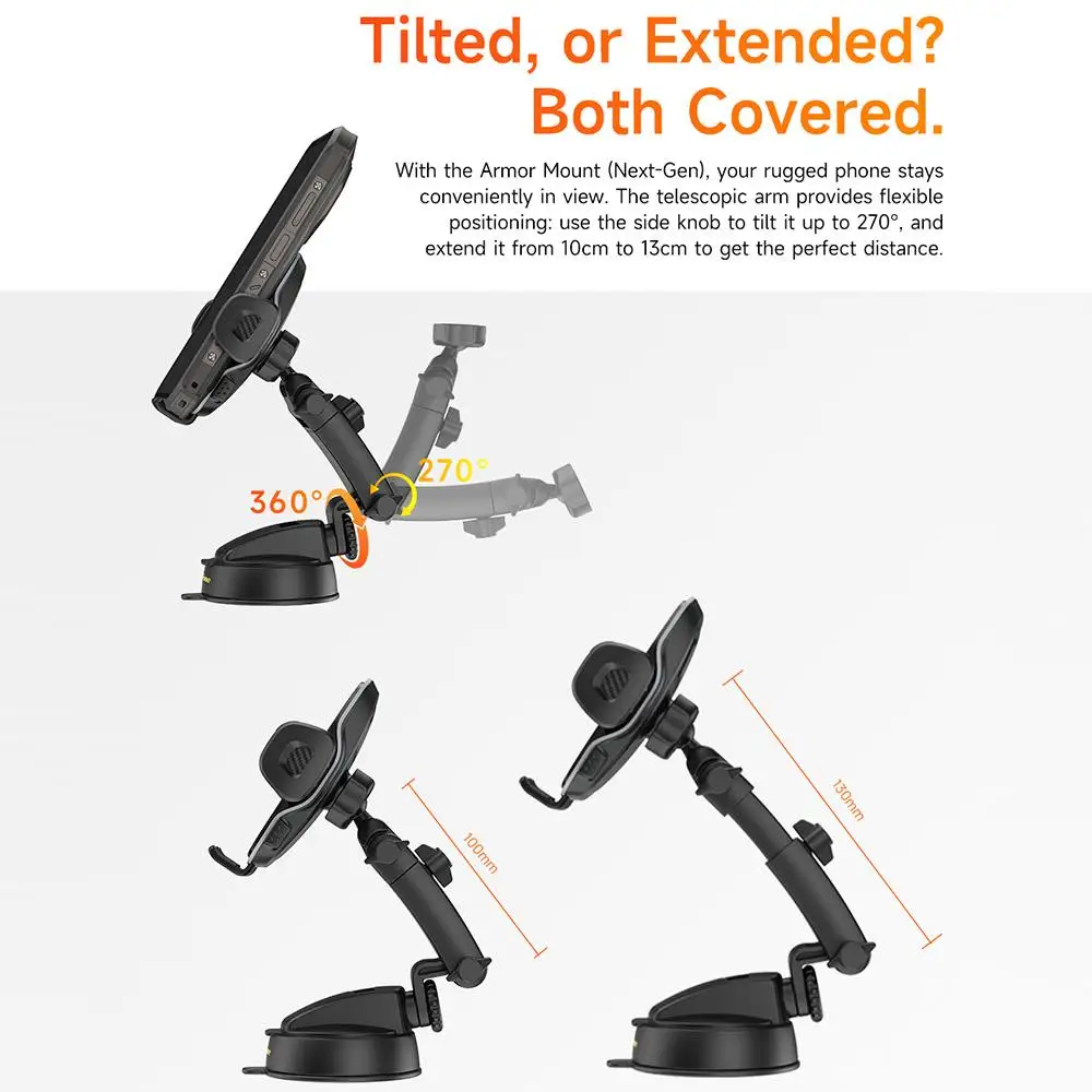 Ulefone UAN16 Armor Mount Car / Desktop Phone Holder