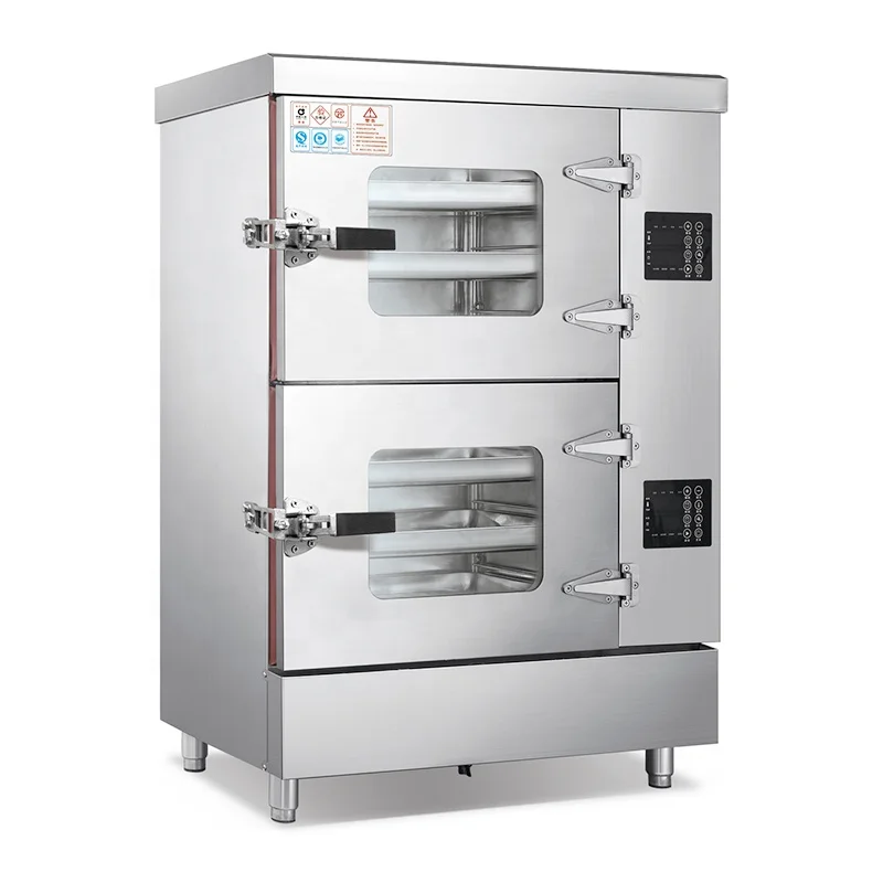 

CE Industrial Food Steamer / Commercial Electric Rice Steamer Cabinet /12 24 Trays Gas Type Rice Steamer Machine
