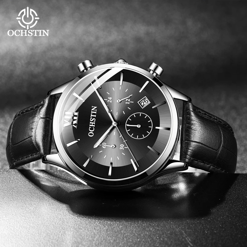 Ochstin original brand Commander series personality simple fashion watches multi-functional quartz movement men's quartz watch