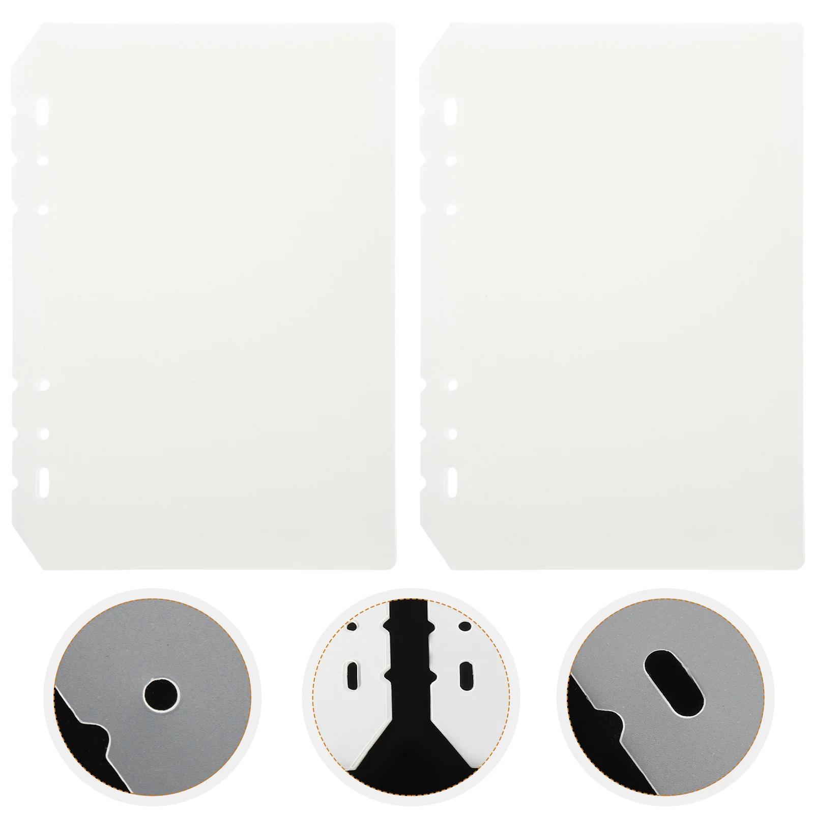 

12Pcs Plastic Binder Dividers A5 Notebook Dividers Loose Leaf Notepad Dividers Notebook Separator Pages