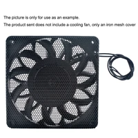 (2pcs) 120mm Ultra-Thin Metal Dust Filter Mesh Cover for PC Case Fan Chassis – 4.72in Dustproof Protective Grill - Image 2
