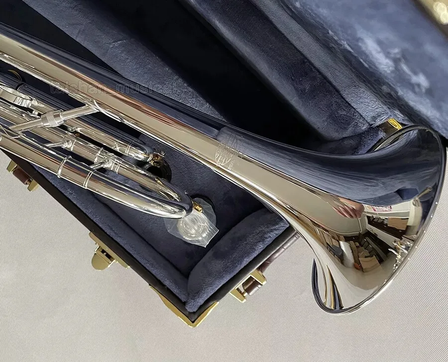 Silver Plating Trumpet QUALITY Horn Detachable Bell Musical