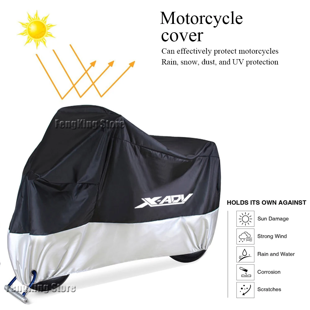 

For Honda XADV750 XADV150 X-ADV 2014-2020 Motorcycle Cover Waterproof Outdoor Motorbike Rain Dustproof Snow Sun UV Protector