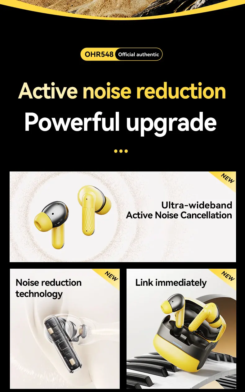 Acer Ohr548 Wireless Bluetooth Headphones with In-Ear Design, Anc Call Noise Reduction, Charging Case, Stereo Sound Effect, Low Latency for Gaming, Comfortable Fit for Sports, Running, and Fitness S7b6eb9deef7b4e05a53dc59bad6fb757x