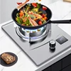Gas Stove Single Stove Household Desktop Liquefied Gas Natural Gas Stove Embedded Stainless Steel Fierce Fire Stove 6