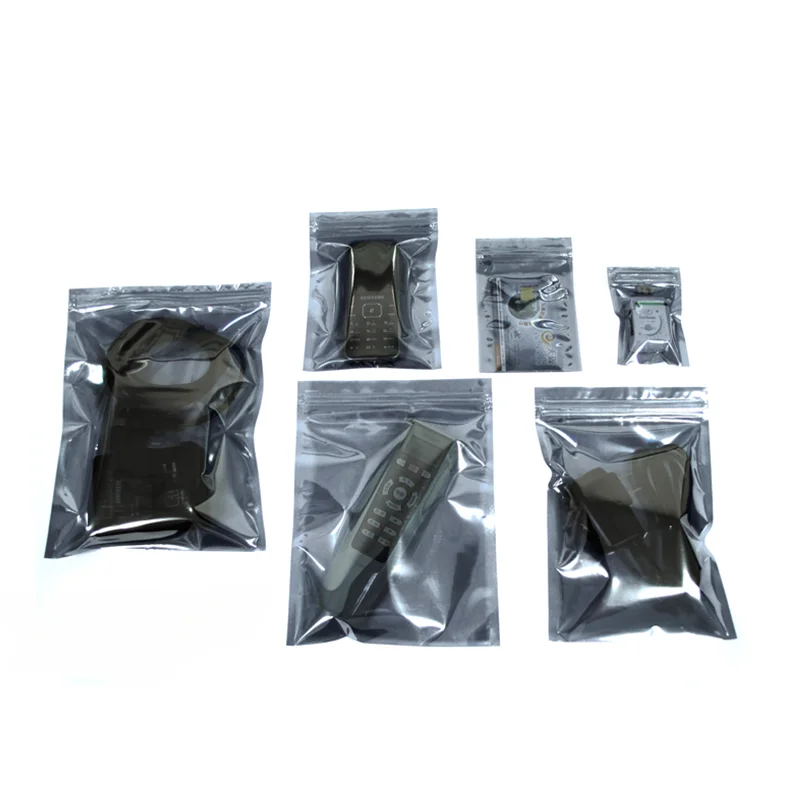 

100PCS/LOT 28*38cm Anti-Static Shielding Bag ESD Antistatic Package Bag Zip Lock Ziplock Zipper Event Anti Static Packing Bag