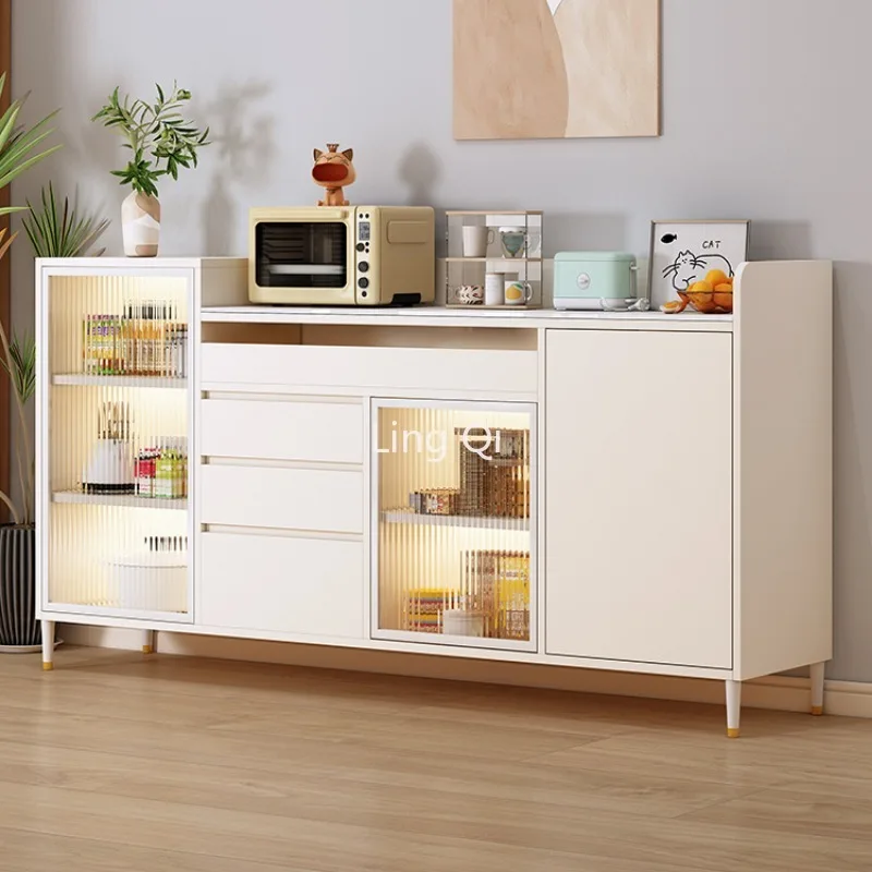 

Nordic Luxury Sideboards Dressers Display Kitchen Multifunctional Drawers Cabinet White Space Saving Armoires De Salon Furniture