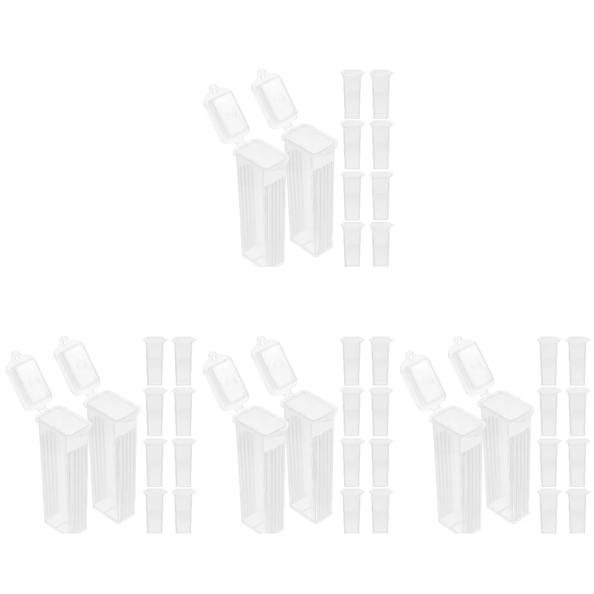 

40 шт., упаковочные коробки для слайдов, 5 слайдов