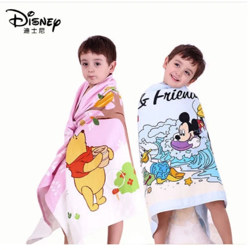 

Disney animation peripheral Mickey Mouse Winnie the Pooh children's cartoon kawaii bath towel towel quilt baby blanket wholesale