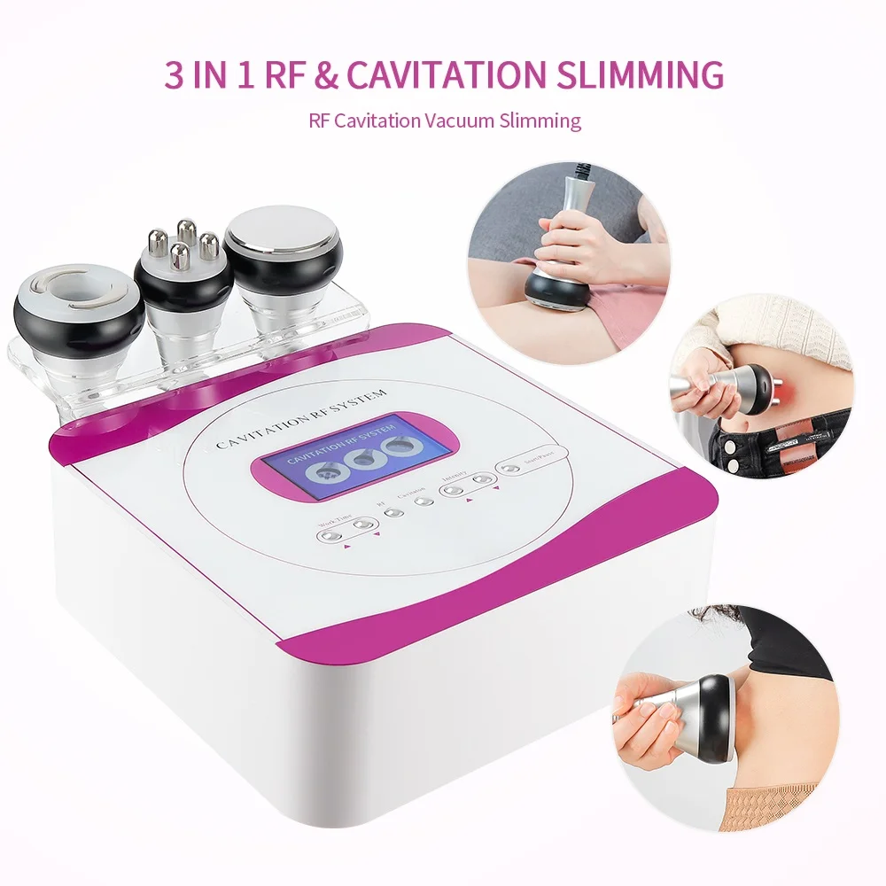 40K Cavitation Ultrasonic Body Slimming Machine Radio Frequency Skin Lifting Tighten Body Shape