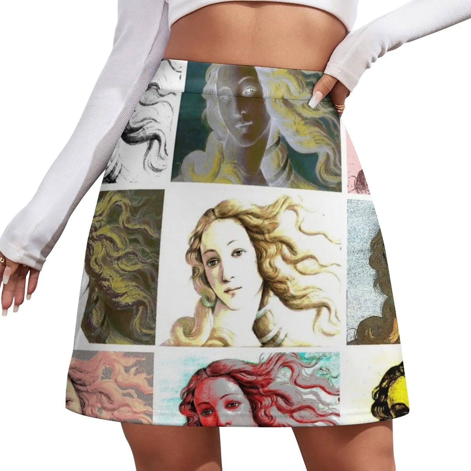 Warhol Venus Mini Skirt summer dress for women 2024 dress women summer warhol polaroids 1958 1987