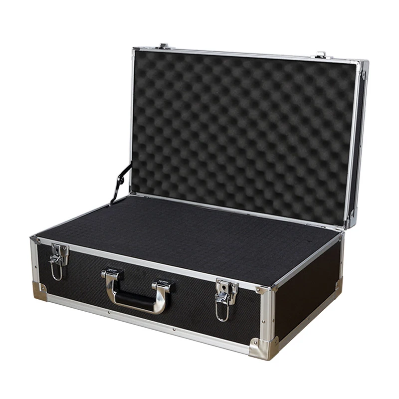 

Portable ToolBox Aluminum Tool Box Safety Equipment Instrument Tool Case Impact Resistant Storage Case Suitcase With Sponge