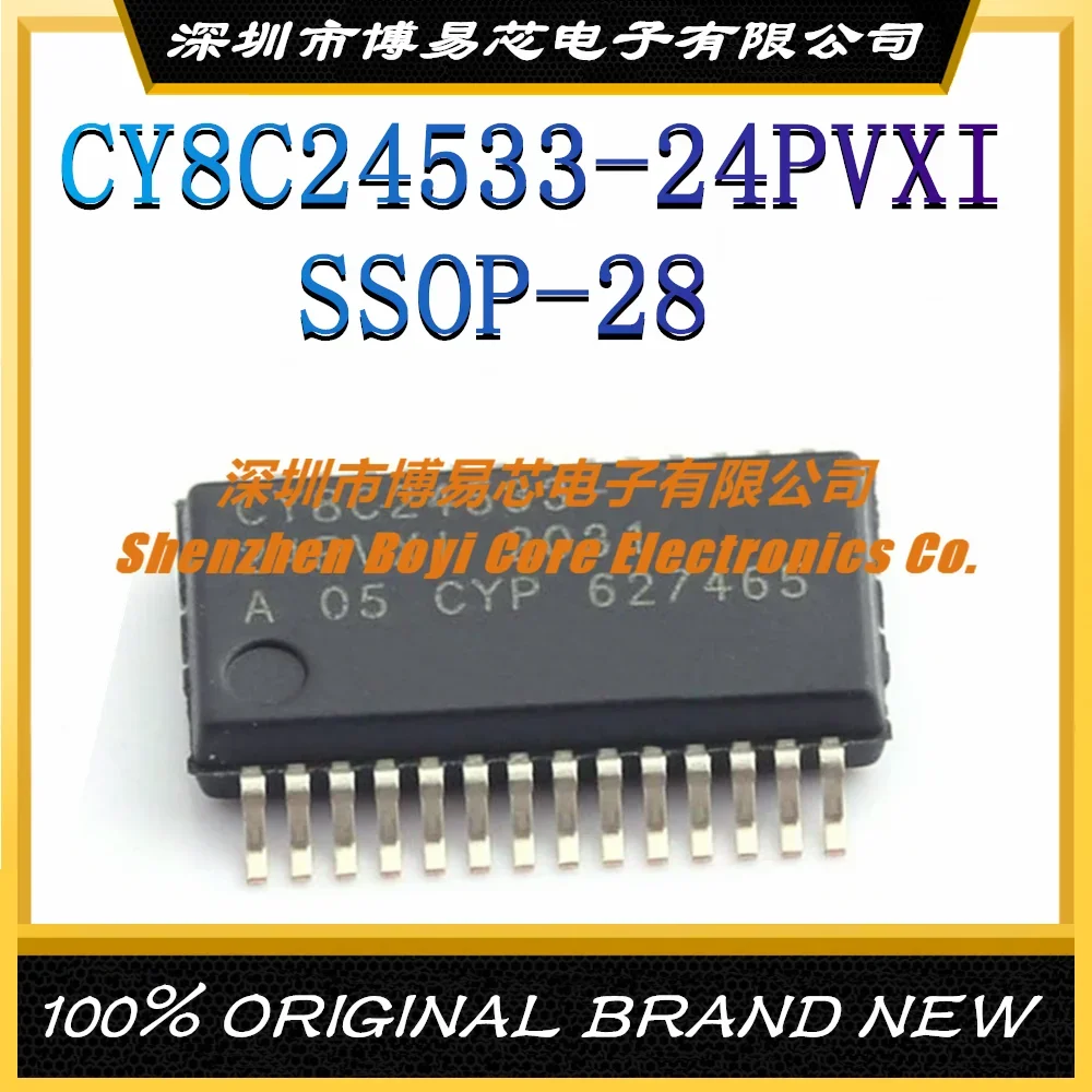 CY8C24533-24PVXI SMD SSOP28 New Original MCU Microcontroller IC Chip Spot 10pcs cy8c24533 24pvxi cy cy8 cy8c cy8c24533 cy8c24533 24 ic mcu flash ssop 28 chip