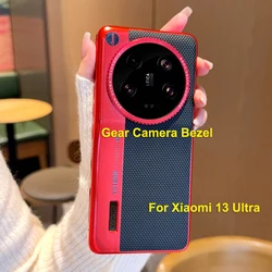 Elegant Diamond Look Leather Plated Case with Camera Lens Protection - Hard Back Cover - Artificial leather (For Xiaomi 13 Ultra)