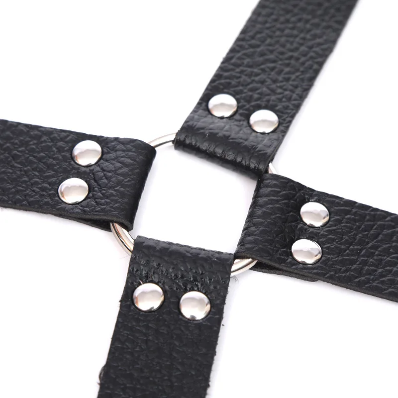 FunSMSupplies Female Binding Belly Band Sexy Cross Buckle Ankle Bracelet Accessories Female Slave Training Alternative an Engine