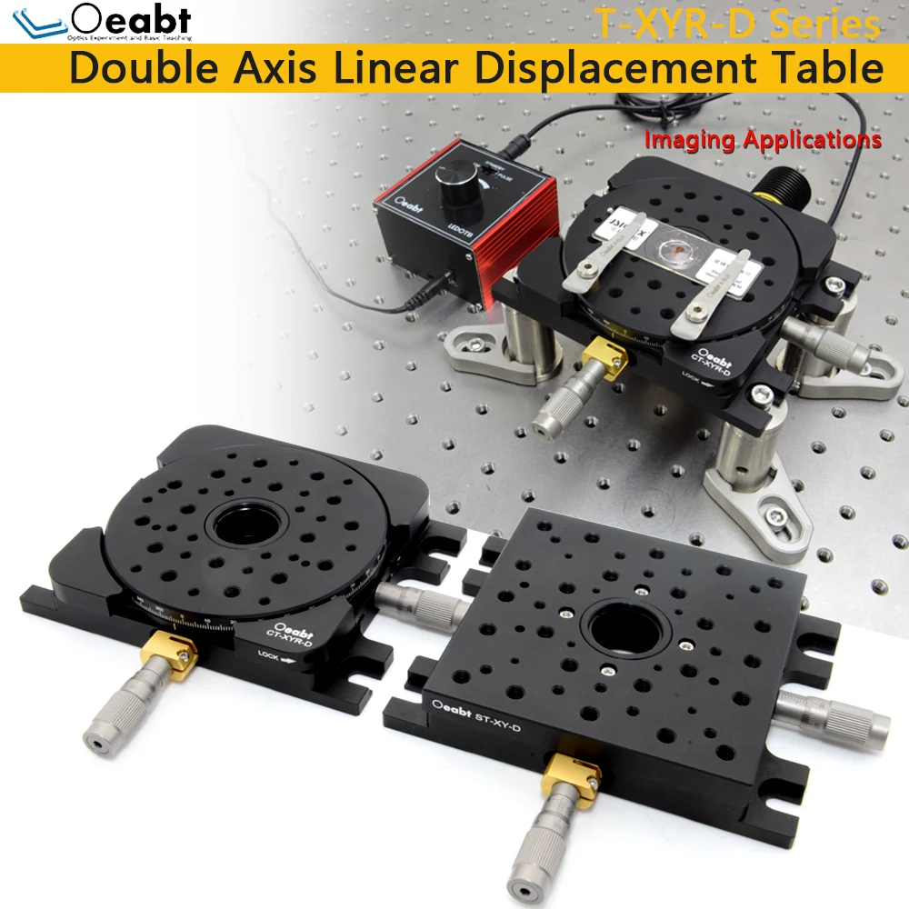 T-XY-D-Series-XY-Two-Axis-Linear-Translation-Stage-with-Rotating ...