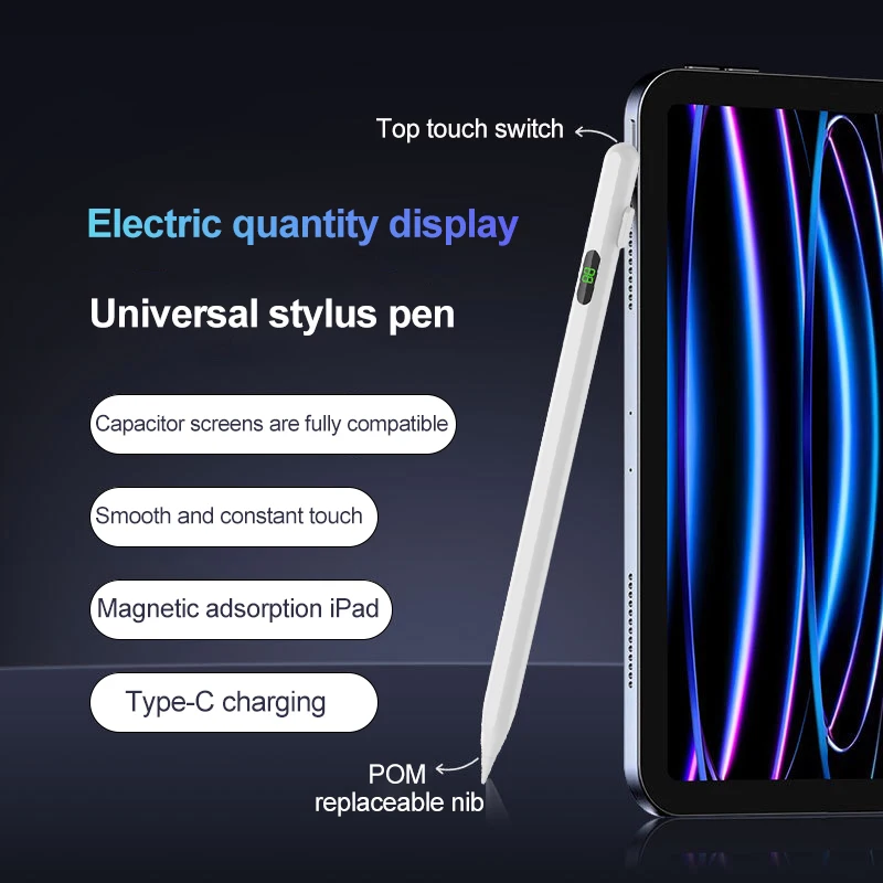 휴대폰 액세서리용 스타일러스 펜, 스마트 폰용 터치 펜슬, 안드로이드 범용 스타일러스 펜, 아이패드 터치 스크린용