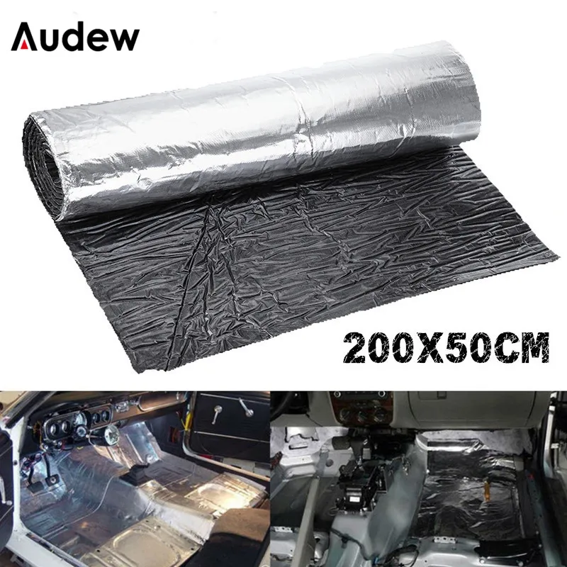 200cmx50cm 5mm 30mm Car Hood Engine Firewall Heat Mat Deadener Sound Noise Proof Insulation
