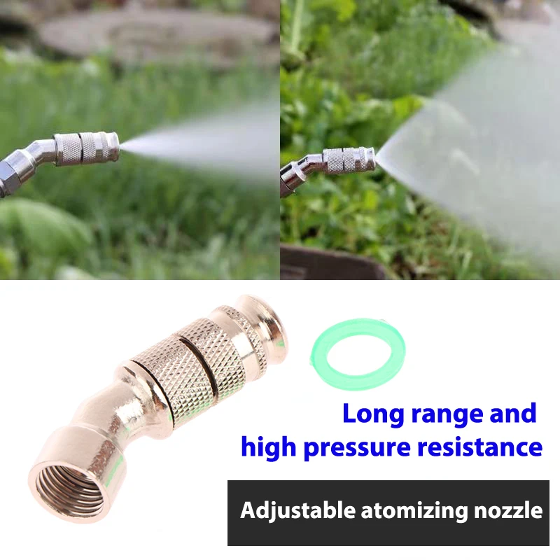 

Brass Atomization Nozzle Adjustable Distance Spray Garden Medicine Cleaning Machine Agricultural Electric Sprayer Nozzle