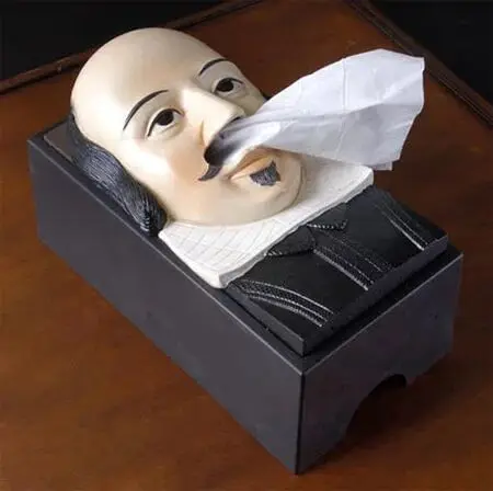 

MGT-Easter Island Tissue Storage Box, Creative Head Facial Tissue Box, Holder Dispenser Face, Retro Home Finishing Box