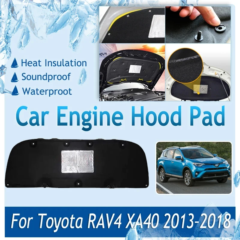 Колодки передние звукоизоляционные для Toyota RAV4 XA40 2013 2014 2015 2016 2017 2018