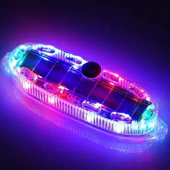 Motorcycle Solar Flashing Warning Light Led Warning Safety Flashing Light Anti-rear Strobe Light For Motorcycle Electric Bicycle 1