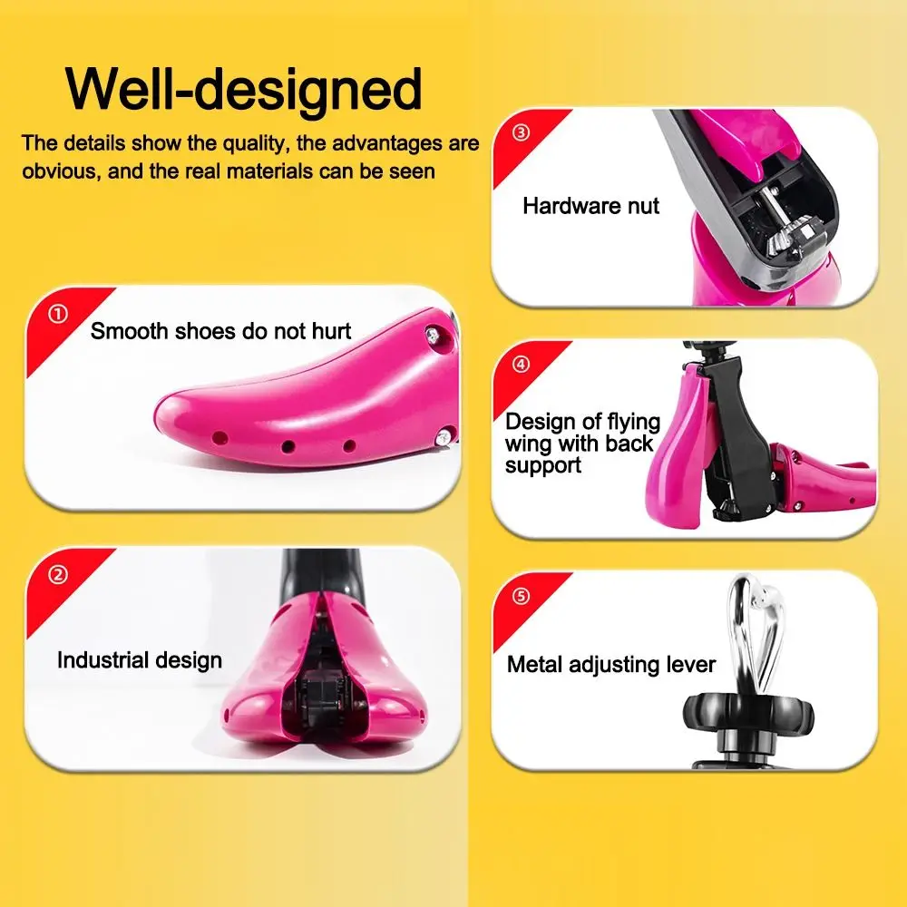Shoe Stretcher Shoe Accessories Adjustable Shoe Stretcher Professional Knob Design ABS Boot Instep Stretcher 4-Way Shoe Extender Universal