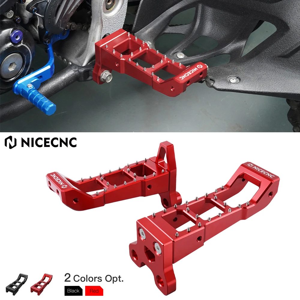 NICECNC For Yamaha YFZ450R 2009-2022 2019 2017 2020 2021 YFZ 450r Yamaha YFZ450X 2010 2011 Foot Pegs Rest Pedals ATV Accessories