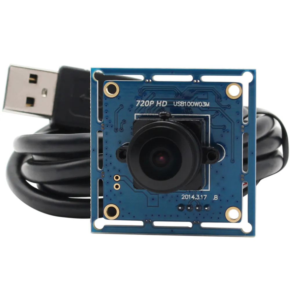 Oem elp usbカメラhd 720p nt99141 cmosカメラモジュールusb広角