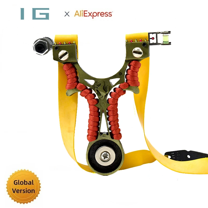 

Professional Slingshot Upgrade High Quality Alloy Hunting High Precision Catapult Outdoor Archery Shooting Sports New Product
