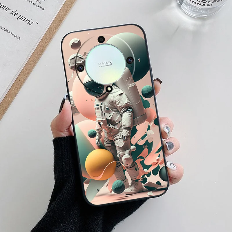 Chic Black TPU Silicone Case - Stylish Soft Cover
