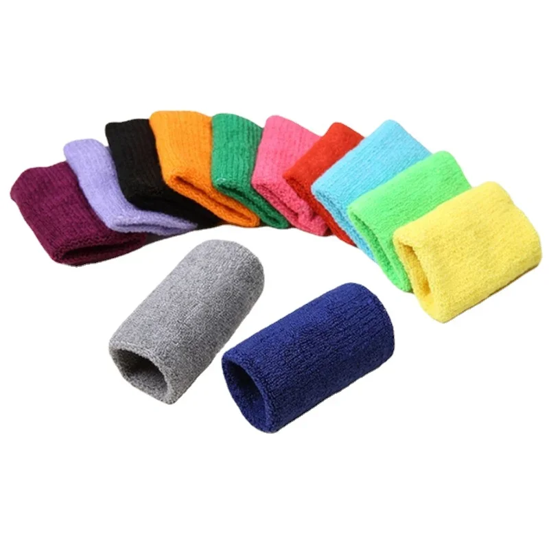 

1pc Wristbands Sport Sweatband Hand Band Sweat Wrist Support Brace Wraps Guards For Gym Volleyball Basketball Teennis Hot