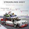 City Technical Super Speed Racing Car Model Building Blocks MOC Mini Movie Vehicle Assembly Bricks DIY Toys For Kids Gifts 3