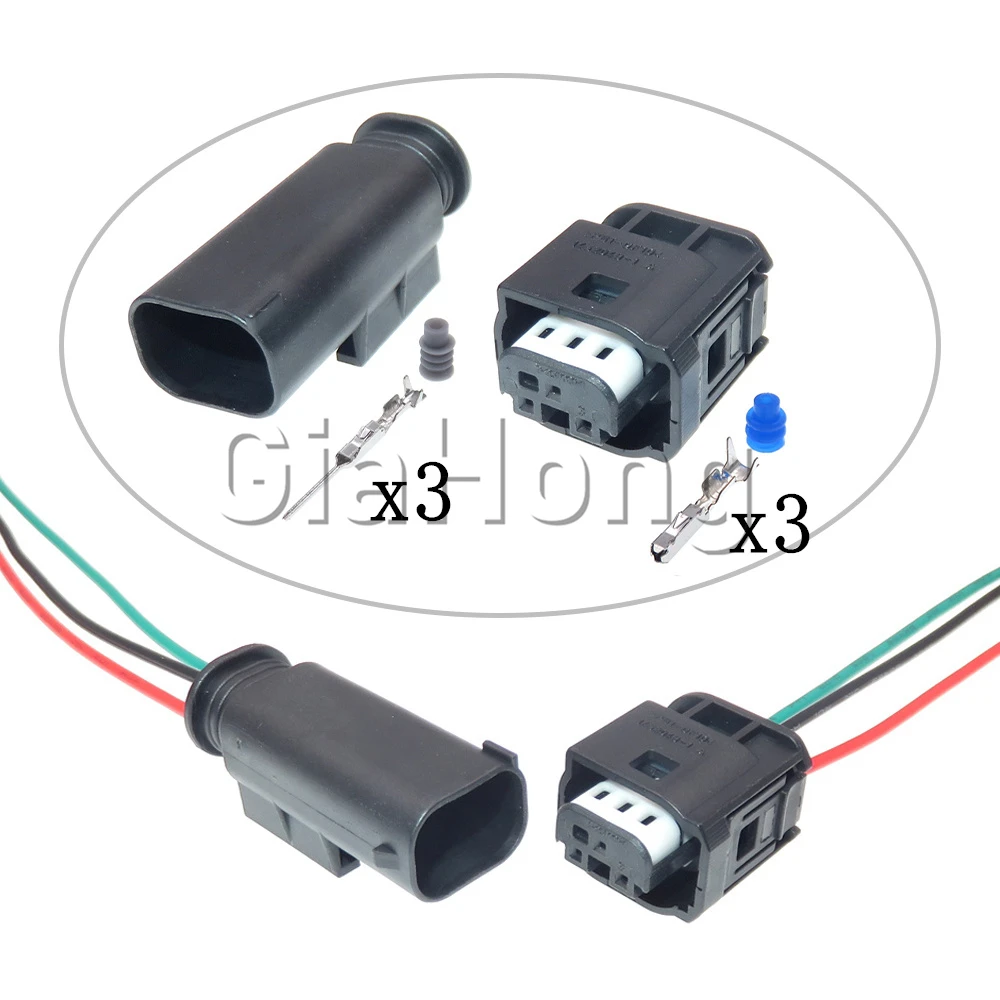 1 Set 3 Manieren 1-1452049-1 Automatische Kabelaansluiting Auto Waterdichte Connector Voor Bmw Audi Gas Gaspedaal