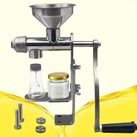 Manual Oil Press Machine Stainless Steel Cold Hot Press Oil Maker for Nuts Seed Home Oil Presser Maker Machine 1