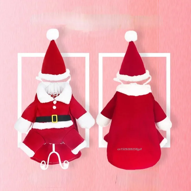 Santa Claus Pet Christmas Costume 3